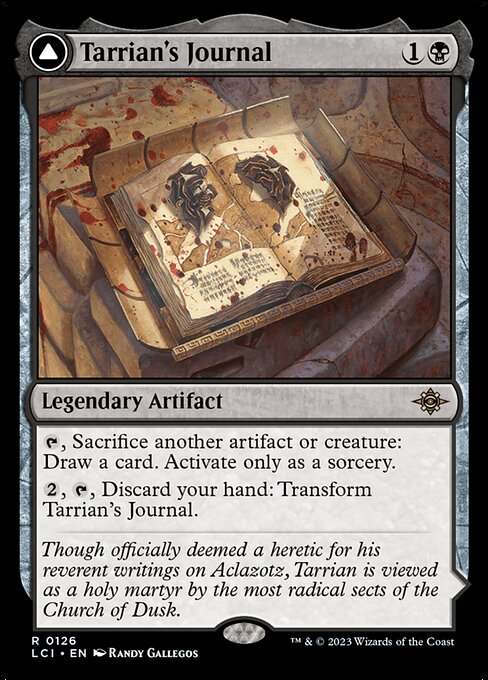Tarrian's Journal // The Tomb of Aclazotz (LCI-126)