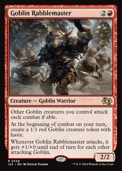 Goblin Rabblemaster (J25-558)