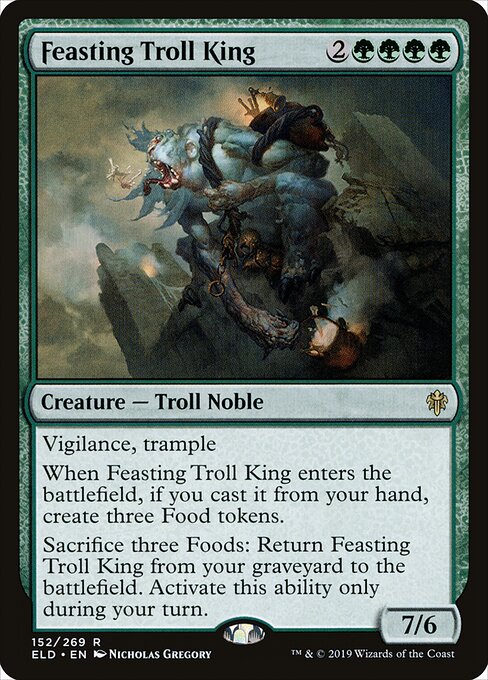 Feasting Troll King (ELD-152) (Foil)