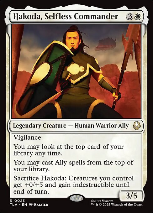 Hakoda, Selfless Commander (TLA-23)