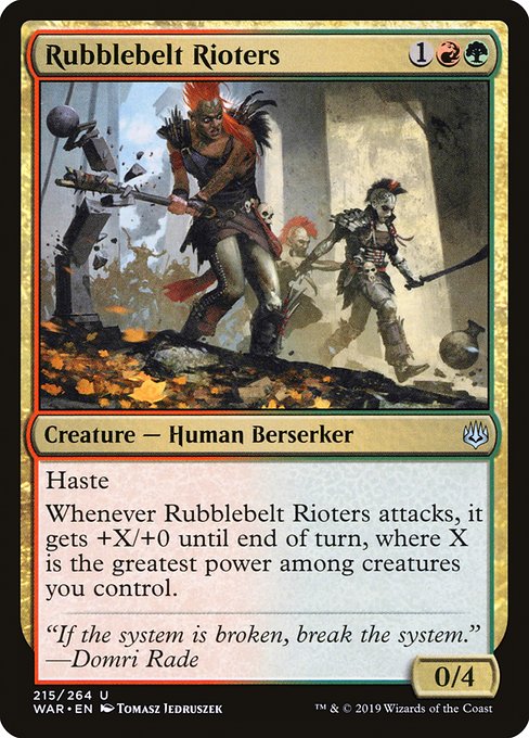 Rubblebelt Rioters (WAR-215)