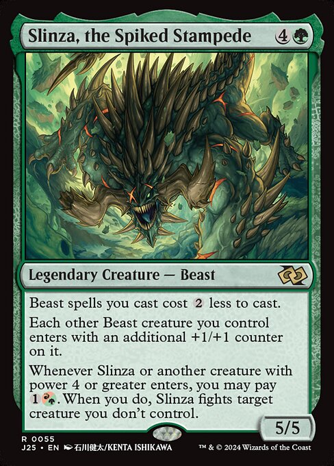 Slinza, the Spiked Stampede (J25-55)