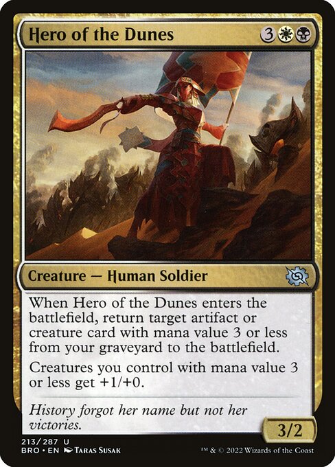 Hero of the Dunes (BRO-213) (Foil)