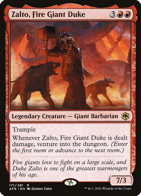 Zalto, Fire Giant Duke (AFR-171)