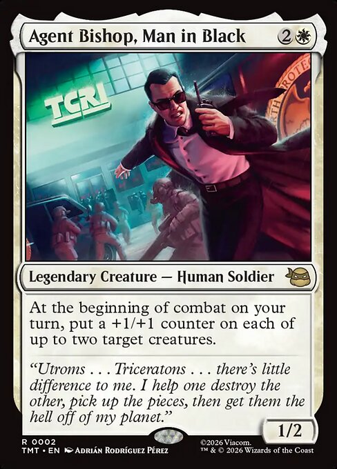 Agent Bishop, Man in Black (TMT-2)