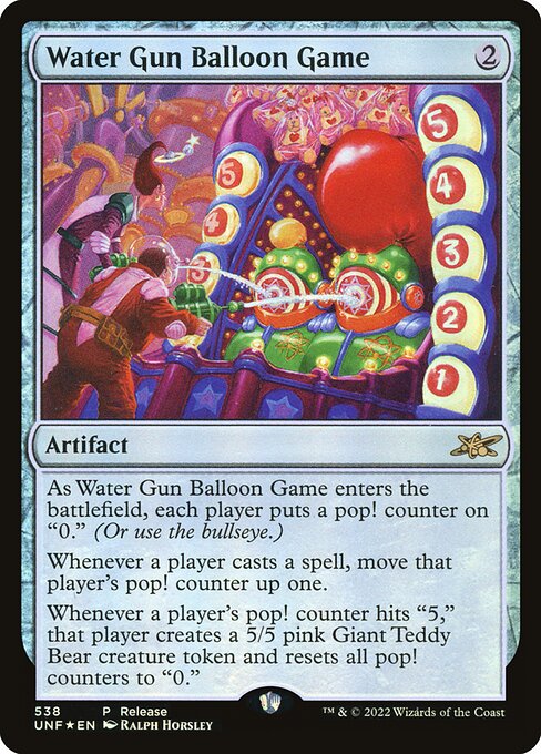 Water Gun Balloon Game (UNF-538) (Foil)
