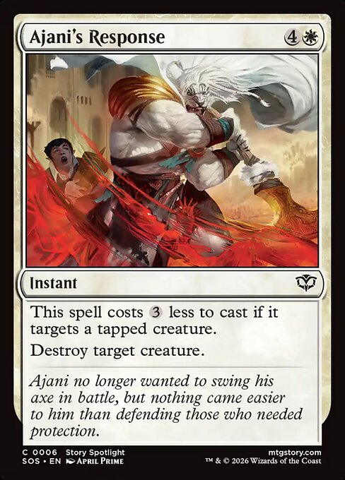 Ajani's Response (SOS-6)