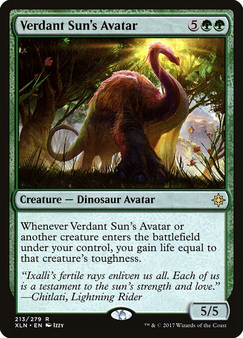 Verdant Sun's Avatar (XLN-213)