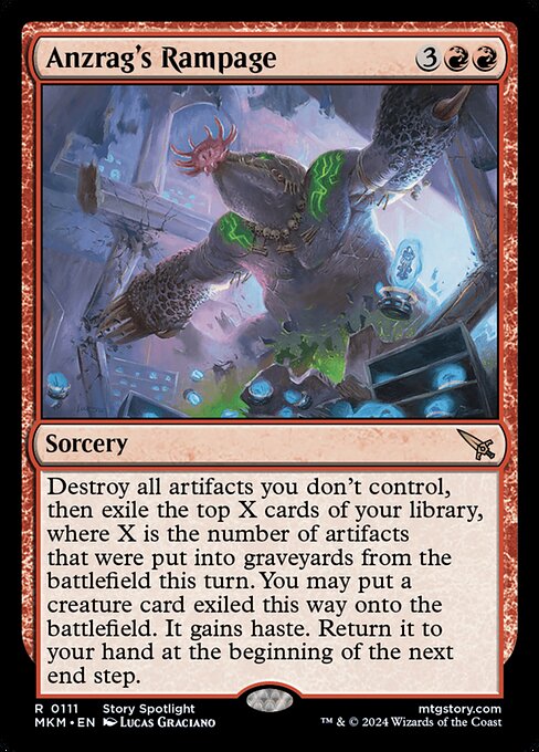 Anzrag's Rampage (MKM-111) (Foil)