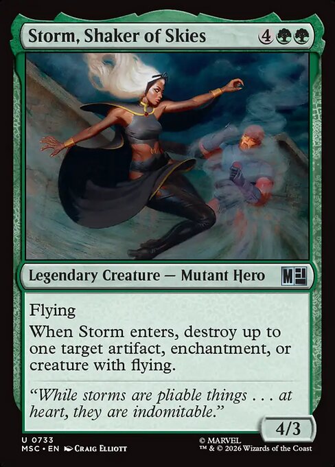 Storm, Shaker of Skies (MSC-733) (Foil)