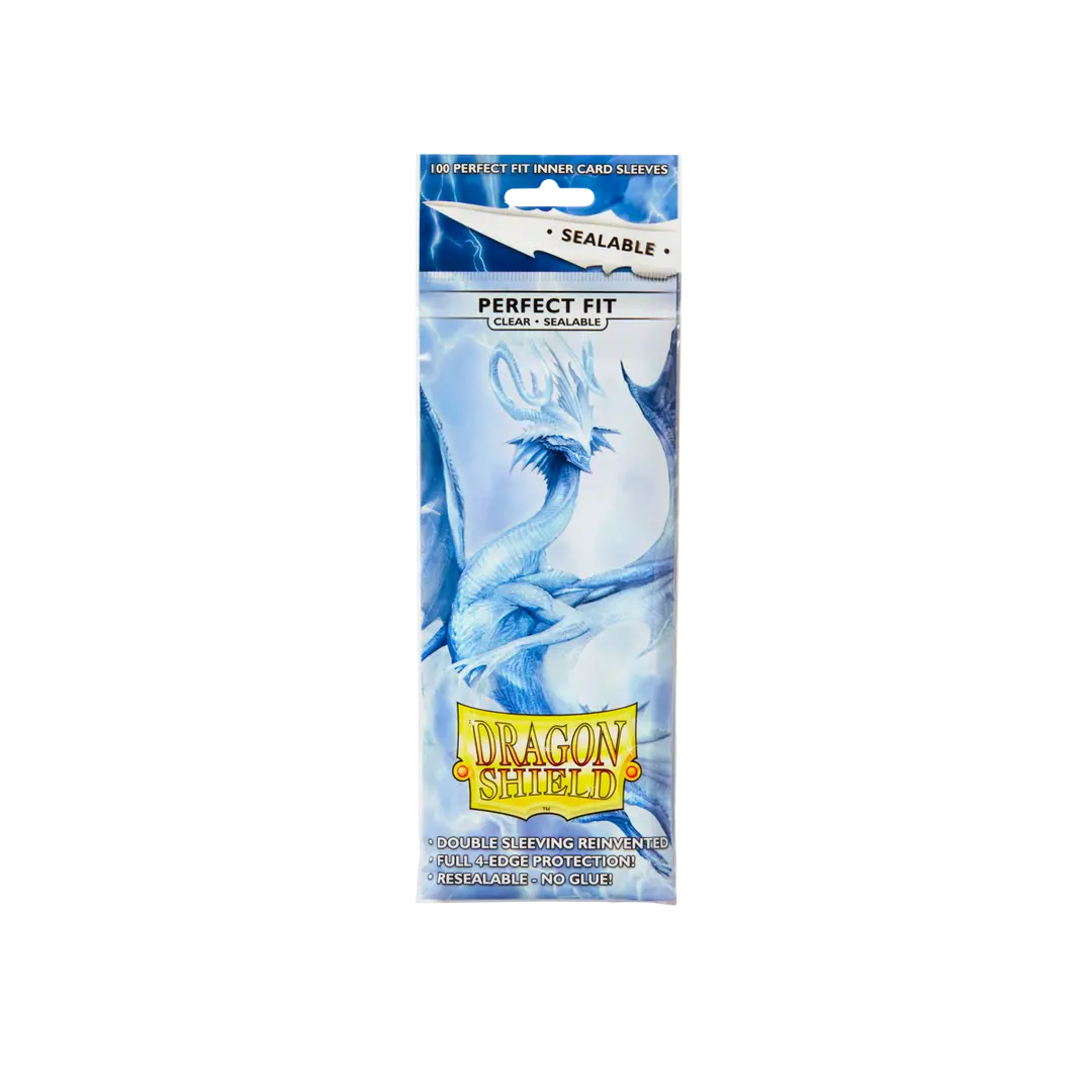 Dragon Shield: Sealable Perfect Fit Sleeves - Clear