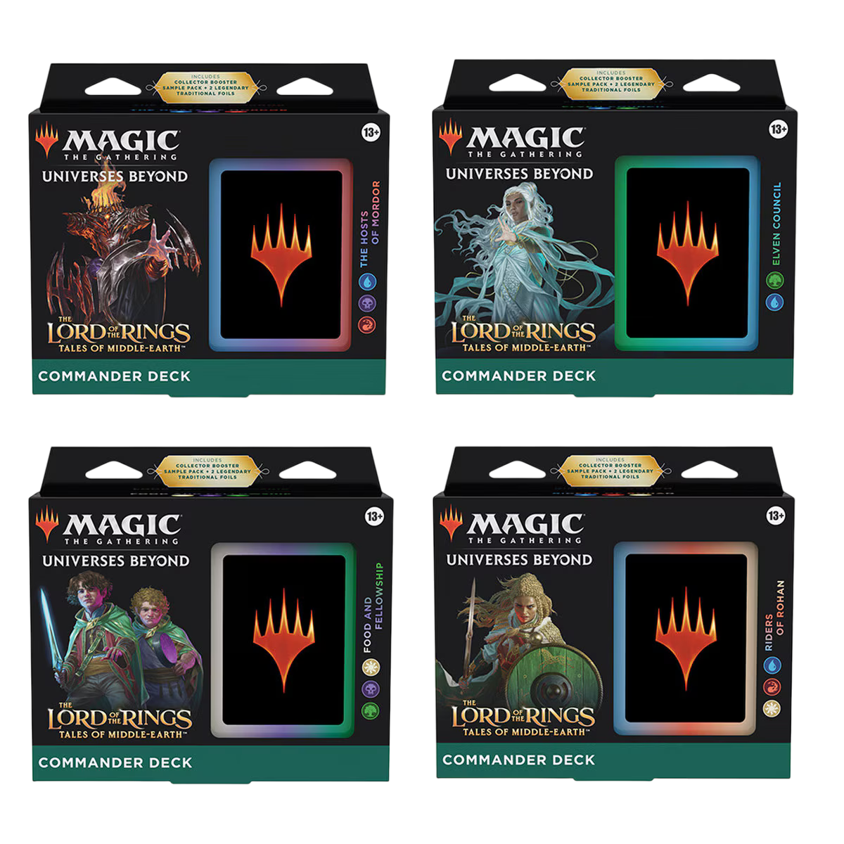 Magic The Gathering: The Lord of The Rings Commander Decks