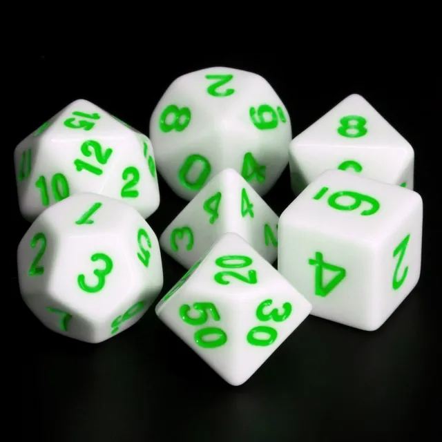 Dice- White Opaque