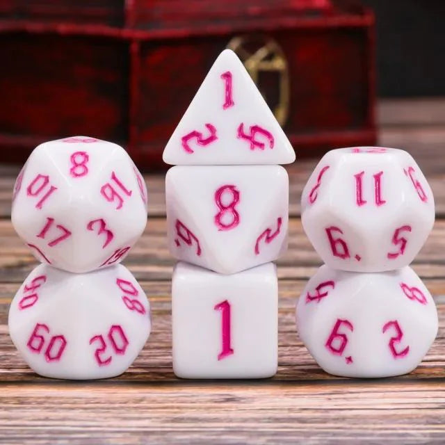 Dice- White Opaque