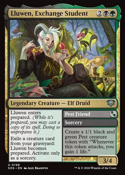 Lluwen, Exchange Student // Pest Friend (SOS-199)