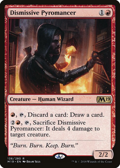 Dismissive Pyromancer (M19-136)