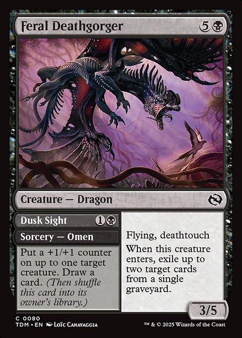 Feral Deathgorger // Dusk Sight (TDM-80)