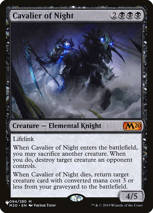 Cavalier of Night (PLST-M20-94)