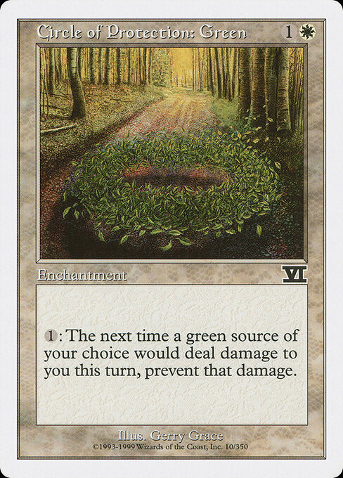 Circle of Protection: Green (6ED-10)