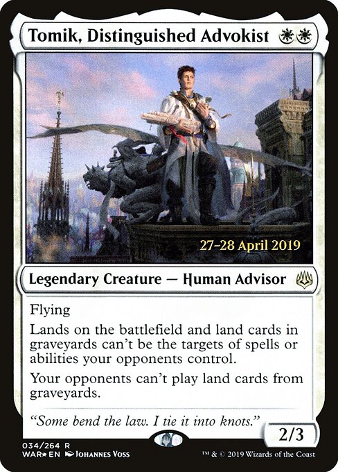 Tomik, Distinguished Advokist (PWAR-34s) (Foil)
