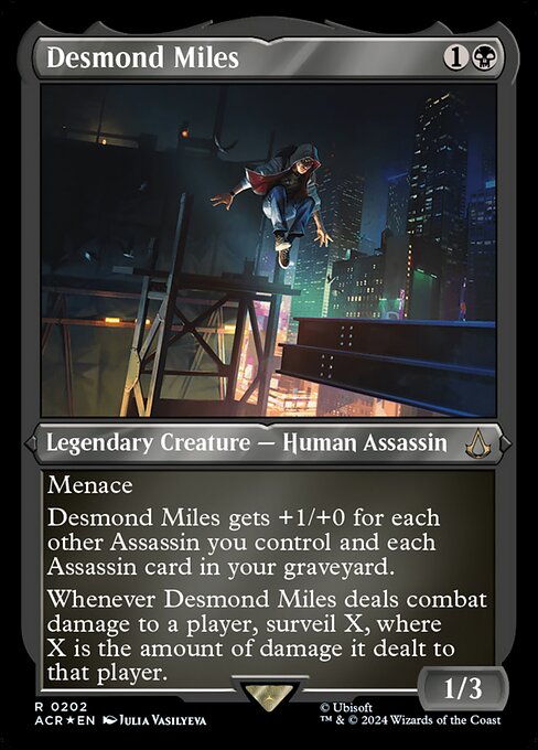 Desmond Miles (ACR-202) (Etched Foil)