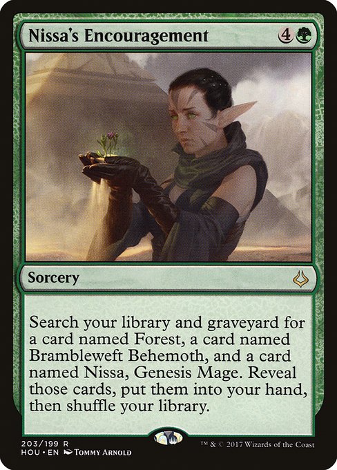 Nissa's Encouragement (HOU-203)