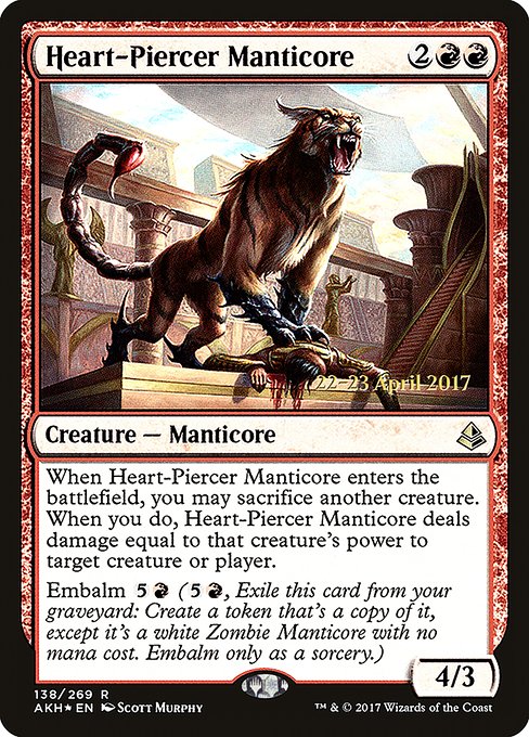 Heart-Piercer Manticore (PAKH-138s) (Foil)