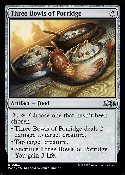Three Bowls of Porridge (WOE-253)