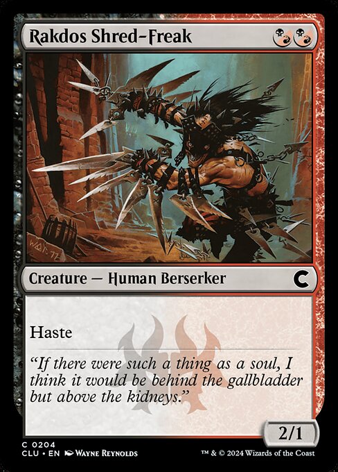 Rakdos Shred-Freak (CLU-204)