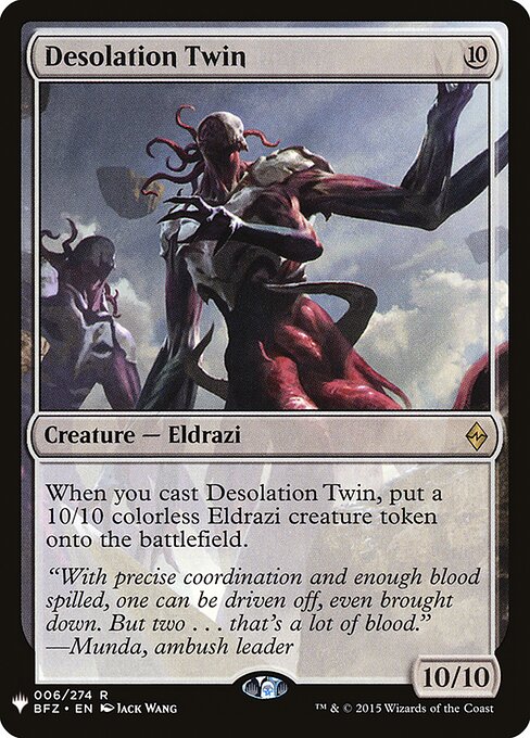 Desolation Twin (PLST-BFZ-6)