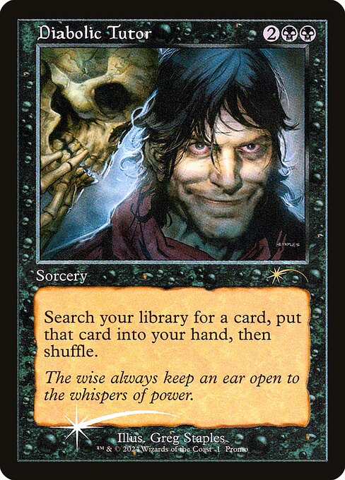 Diabolic Tutor (PW24-13) (Foil)