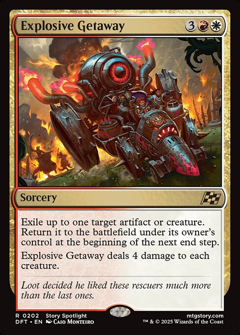 Explosive Getaway (DFT-202) (Foil)