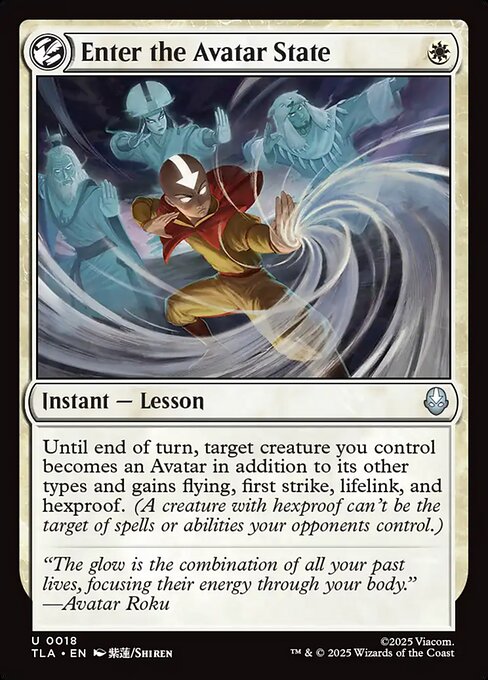 Enter the Avatar State (TLA-18)