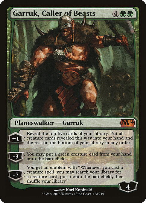 Garruk, Caller of Beasts (M14-172)