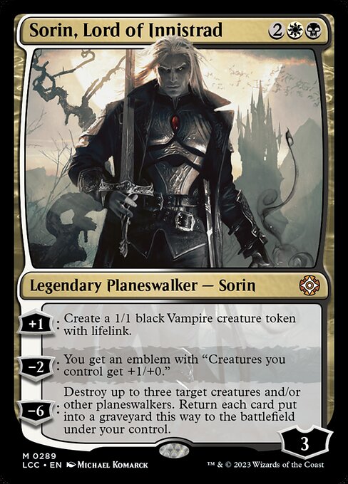 Sorin, Lord of Innistrad (LCC-289)