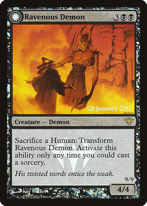 Ravenous Demon // Archdemon of Greed (PDKA-71★) (Foil)