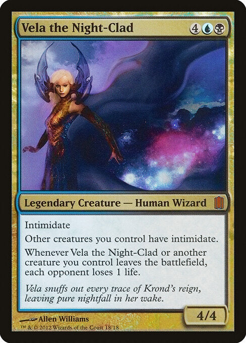 Vela the Night-Clad (CM1-18) (Foil)