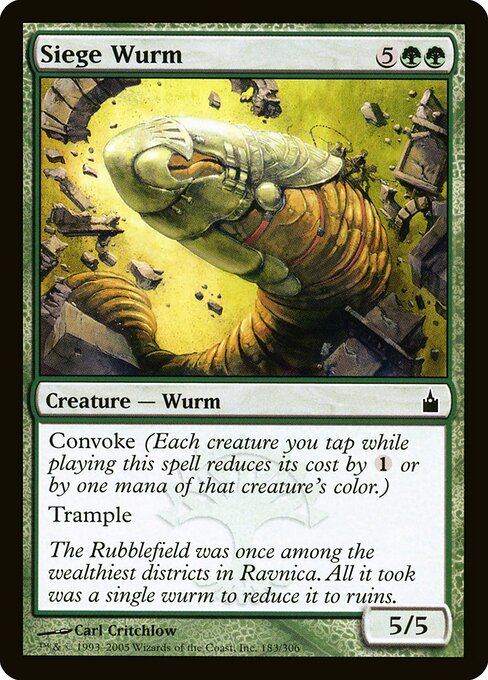 Siege Wurm (RAV-183) (Foil)