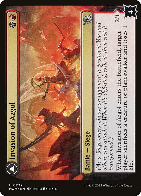 Invasion of Azgol // Ashen Reaper (MOM-232)