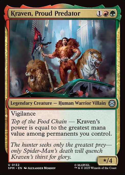 Kraven, Proud Predator (SPM-132)