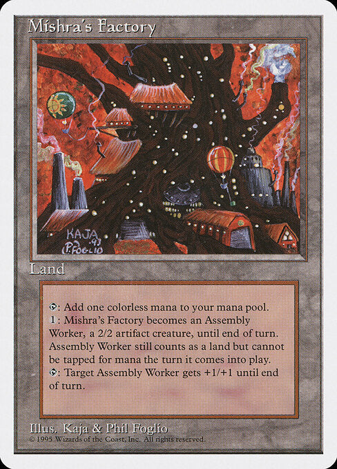 Mishra's Factory (4ED-361) [Light Played]