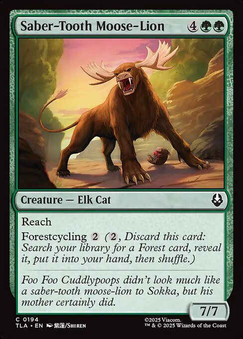 Saber-Tooth Moose-Lion (TLA-194)