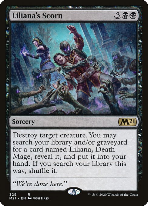 Liliana's Scorn (M21-329)