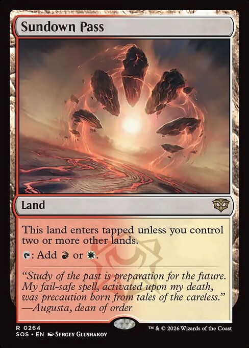 Sundown Pass (SOS-264) (Foil)
