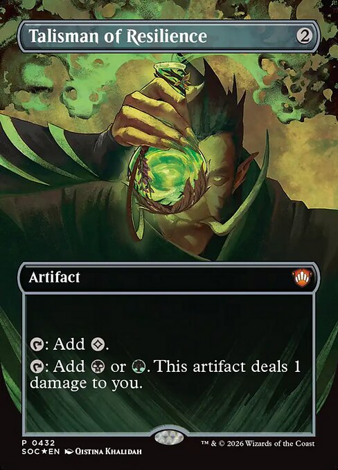 Talisman of Resilience (SOC-432) (Foil)