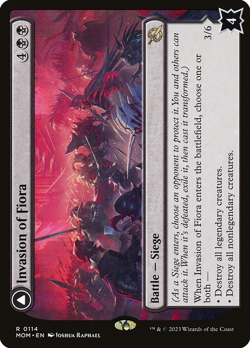 Invasion of Fiora // Marchesa, Resolute Monarch (MOM-114)