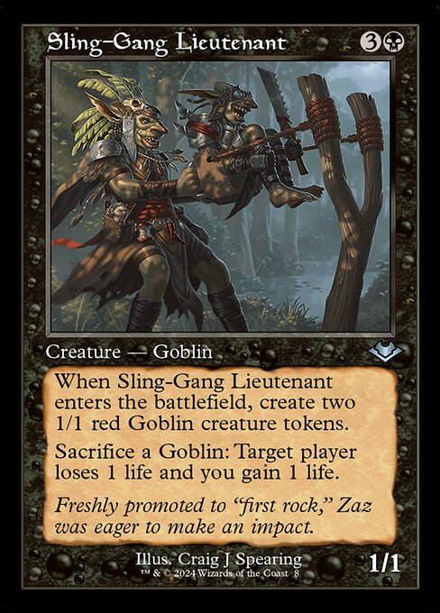 Sling-Gang Lieutenant (H2R-8) (Foil)