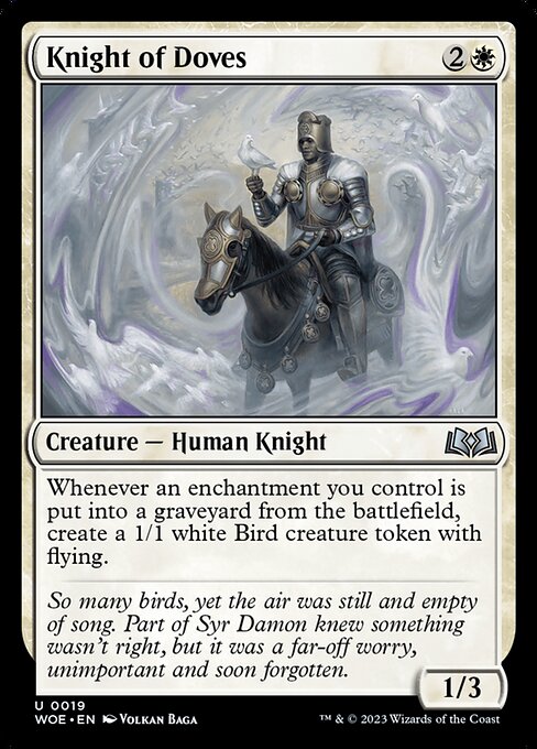Knight of Doves (WOE-19) (Foil)