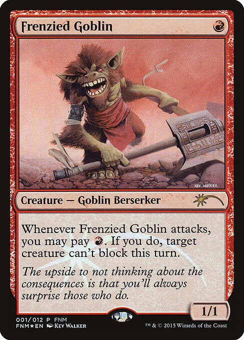 Frenzied Goblin (F15-1) (Foil)
