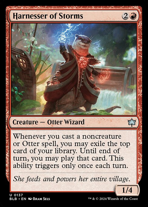 Harnesser of Storms (BLB-137) (Foil)